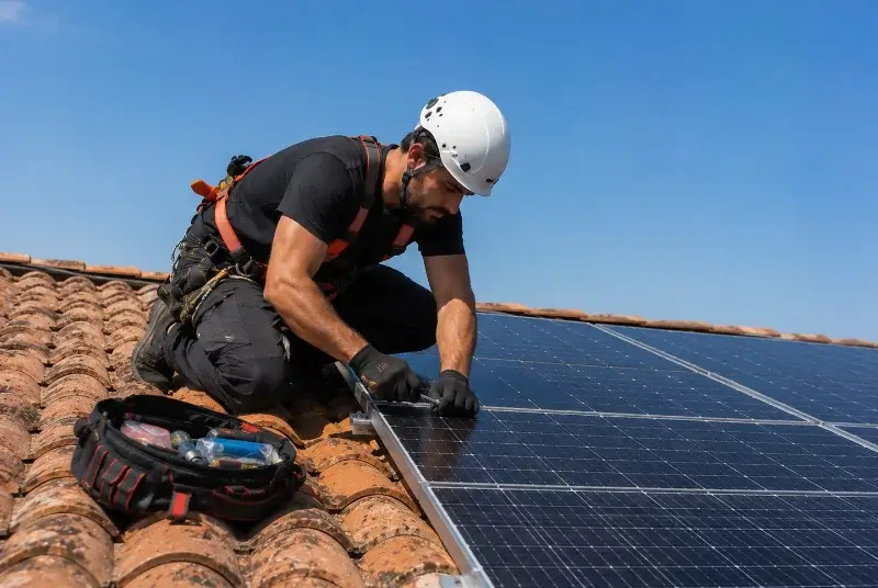 Maintenance et monitoring de panneaux solaires à Biarritz