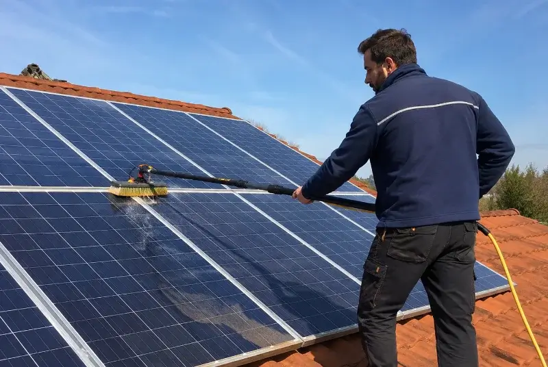 Nettoyage et entretien de panneaux solaires à Biarritz